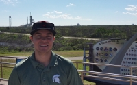 Photo of Jacob D at his NASA internship Photo of Jacob D at his NASA internship