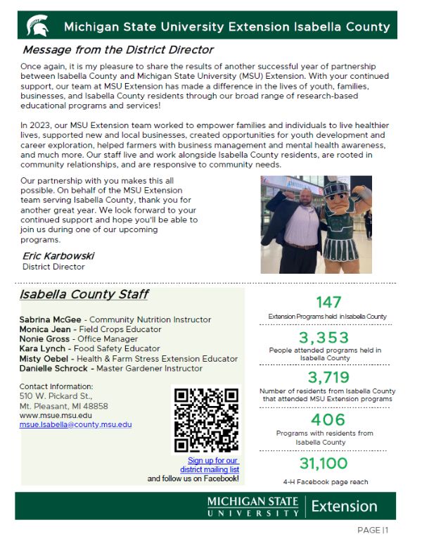 Cover photo of the report