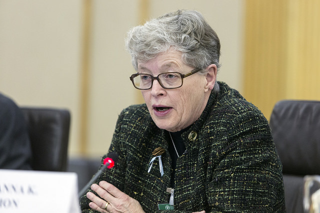 MSU President Lou Anna K. Simon. ©FAO/Giulio Napolitano