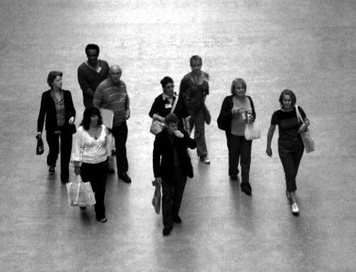 group walking