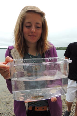 Great Lakes Natural Resource Camp particpant. Great Lakes Natural Resource Camp particpant.