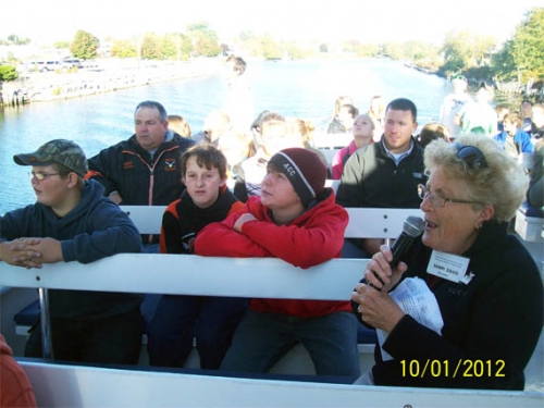 Students on Trout River. Students on Trout River.
